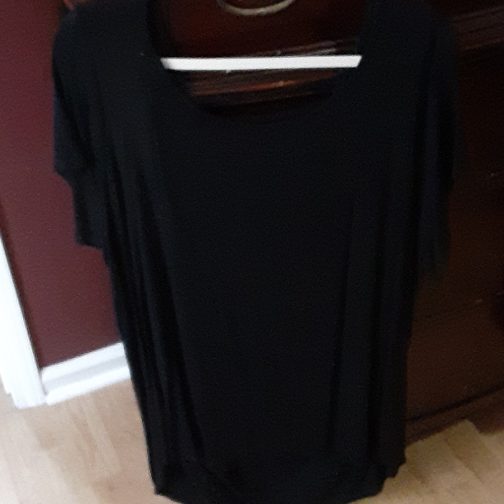 Black top open back
